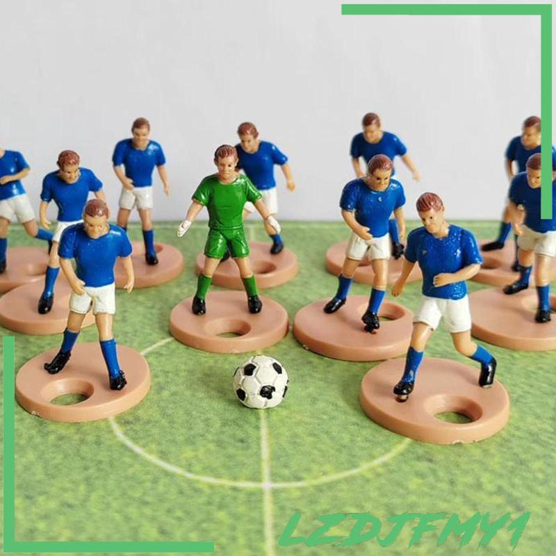 [Lzdjfmy1] 11 Pieces Miniature Soccer Player Toy Figures Diorama ...