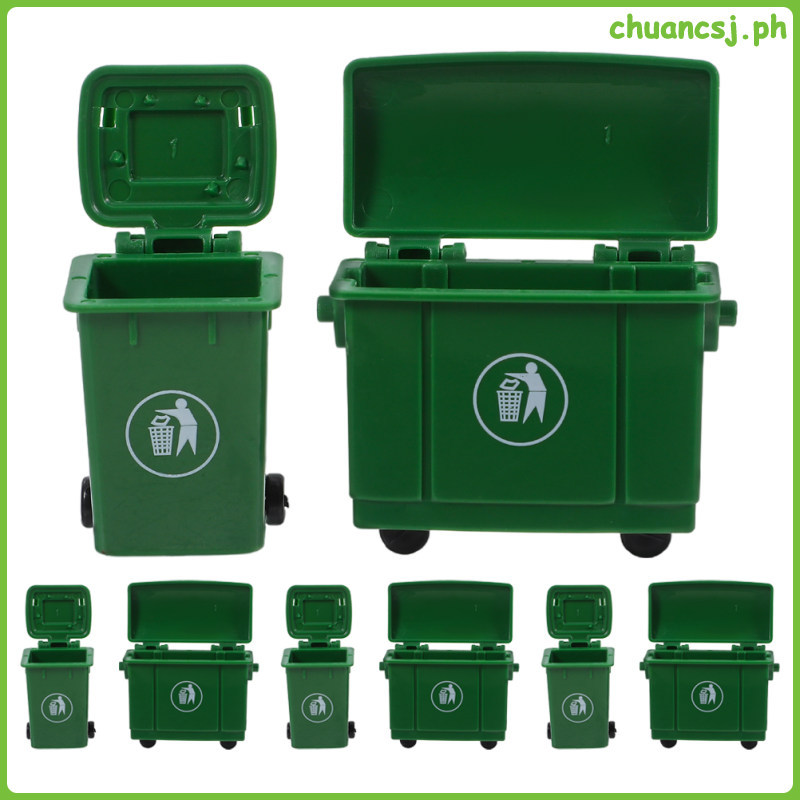 Small Model Miniature Waste Bin Doll Trash Can House Sorting Garbage ...
