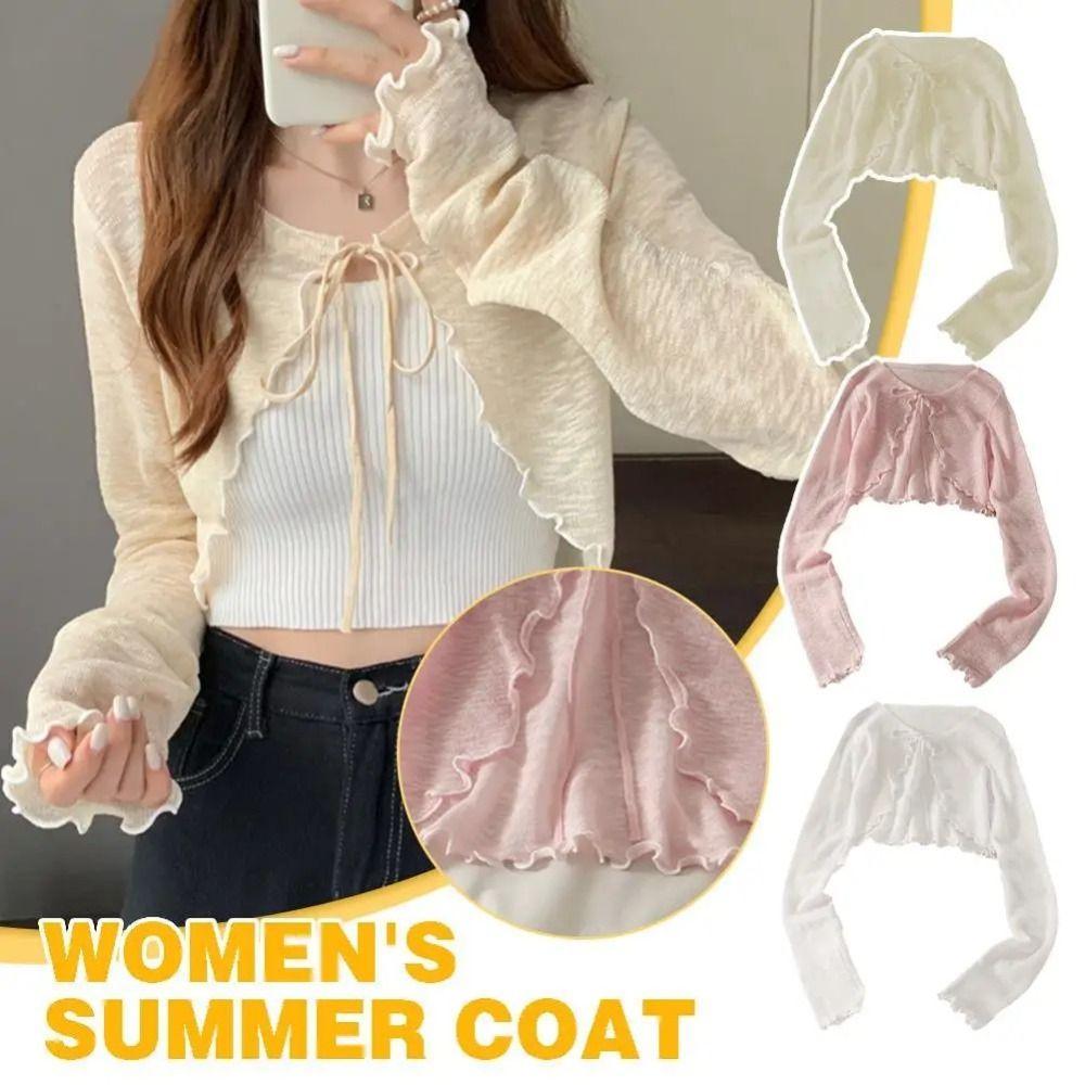 SULIN Sunscreen Cardigan, Long Sleeve Thin Sun Protected, High Quality ...