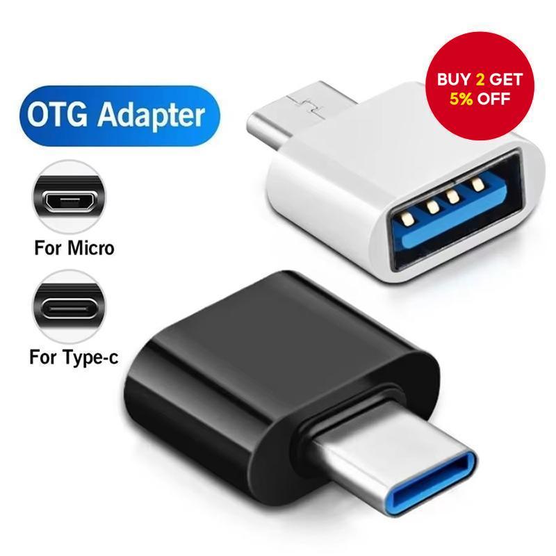 OTG USB to USB Type C Adapter Flash Drive Converter for Mobile Phones ...