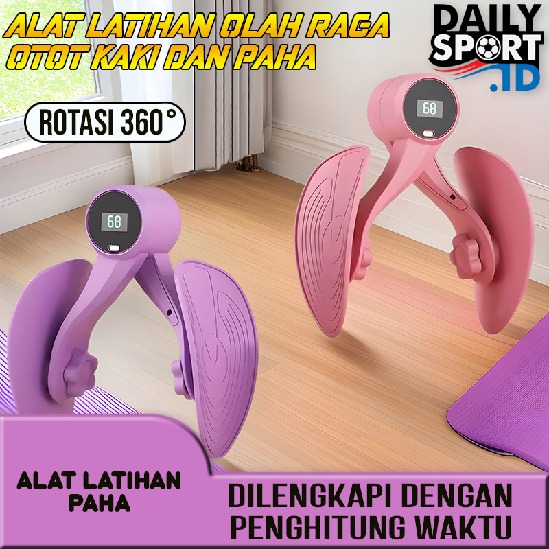 Alat Latihan Otot Paha Dalam dan Panggul Penjepit Kaki Pelangsing untuk Latihan Rumah & Pemulihan Pascapersalinan dengan Indikator Hitung LED