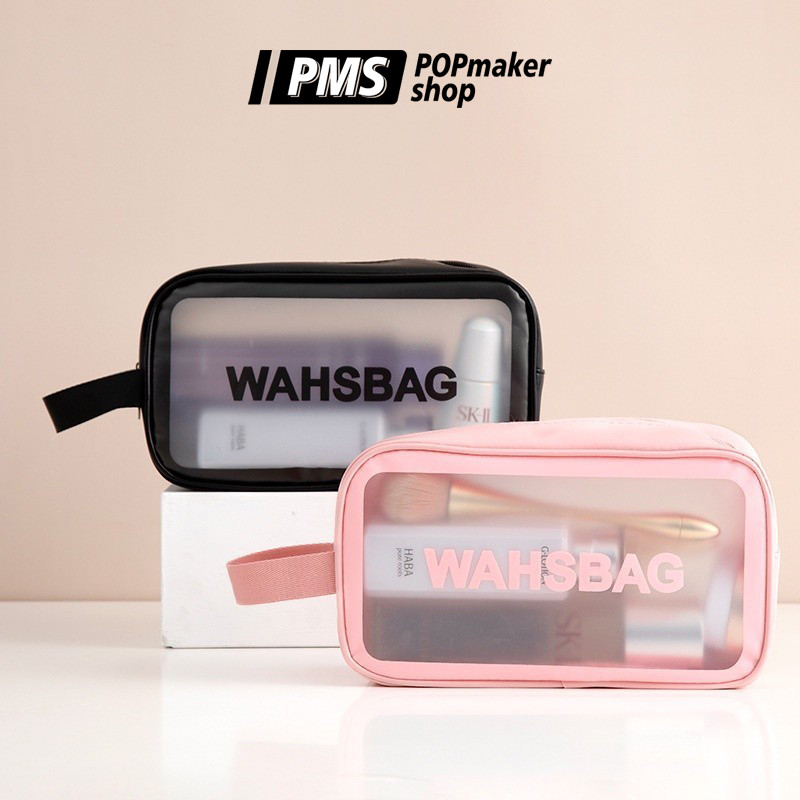 POPmaker Tas Kosmetik Travel Transparan Waterproof