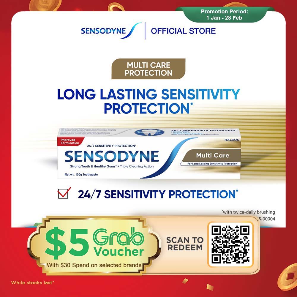 SENSODYNE Toothpaste Daily Care, 24/7 Tooth Sensitivity Protection ...