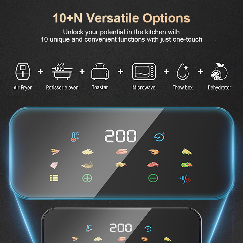 IDOWELL 10L Air Fryer Large Capacity Smart Touchscreen product listing photo 4