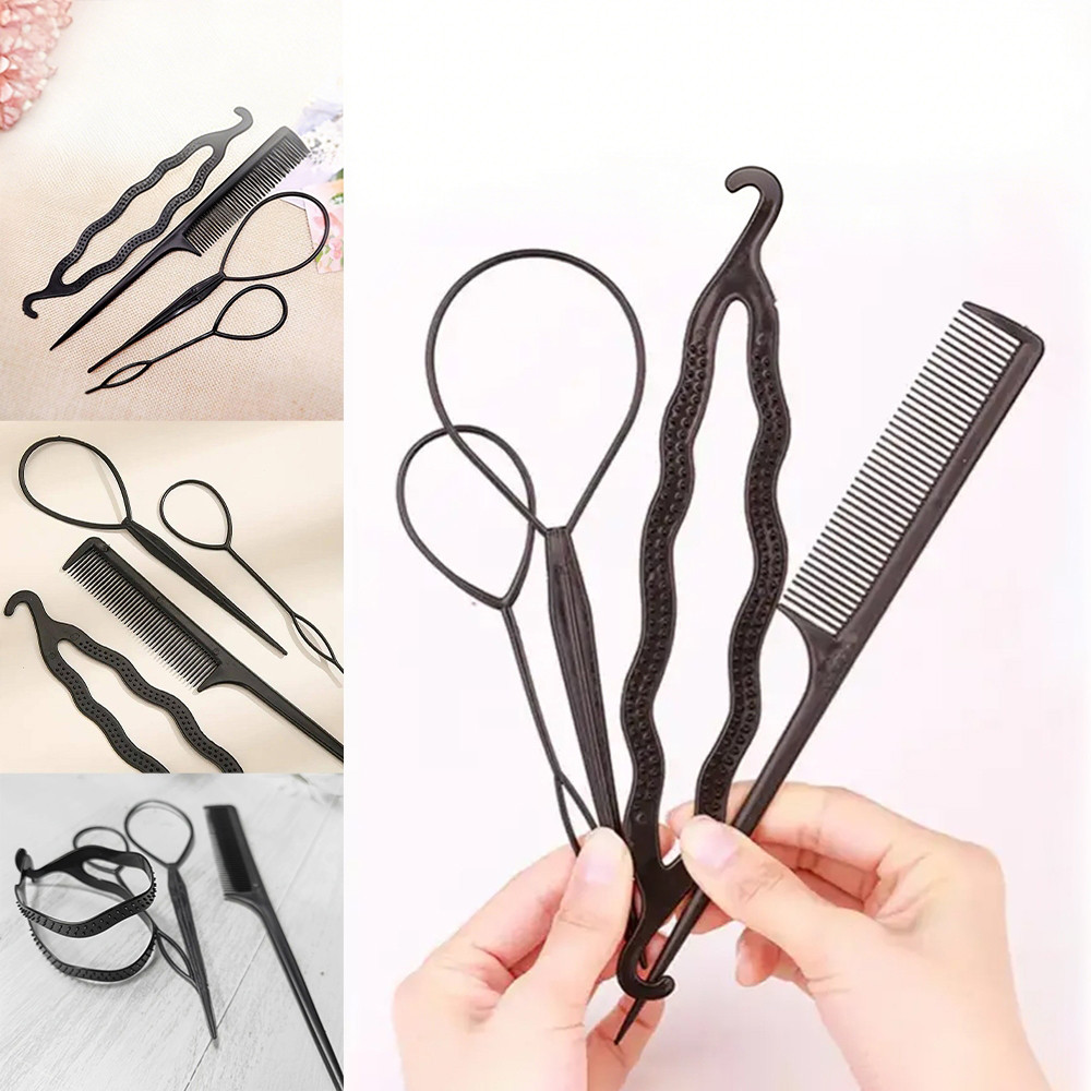 POPmaker Sisir Rambut & Aksesoris 4pcs Wanita - Gambar 2