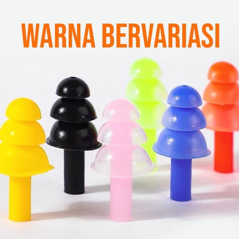 Penutup Telinga dan Hidung Berenang Silikon Premium Anti Air Nyaman Dipakai untuk Anak dan Dewasa Cocok Kolam Renang Laut dan Danau - Gambar 2