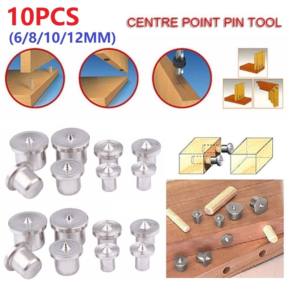 【BESTSHOPPING】Set of 10 Dowel Centre Point Pins for Accurate Wood ...