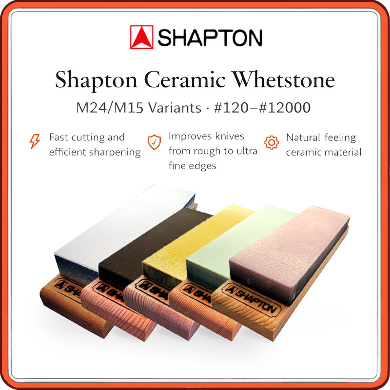 Shapton M-Series Ceramic Whetstones (#120-#12000) – Splash-and-Go ...