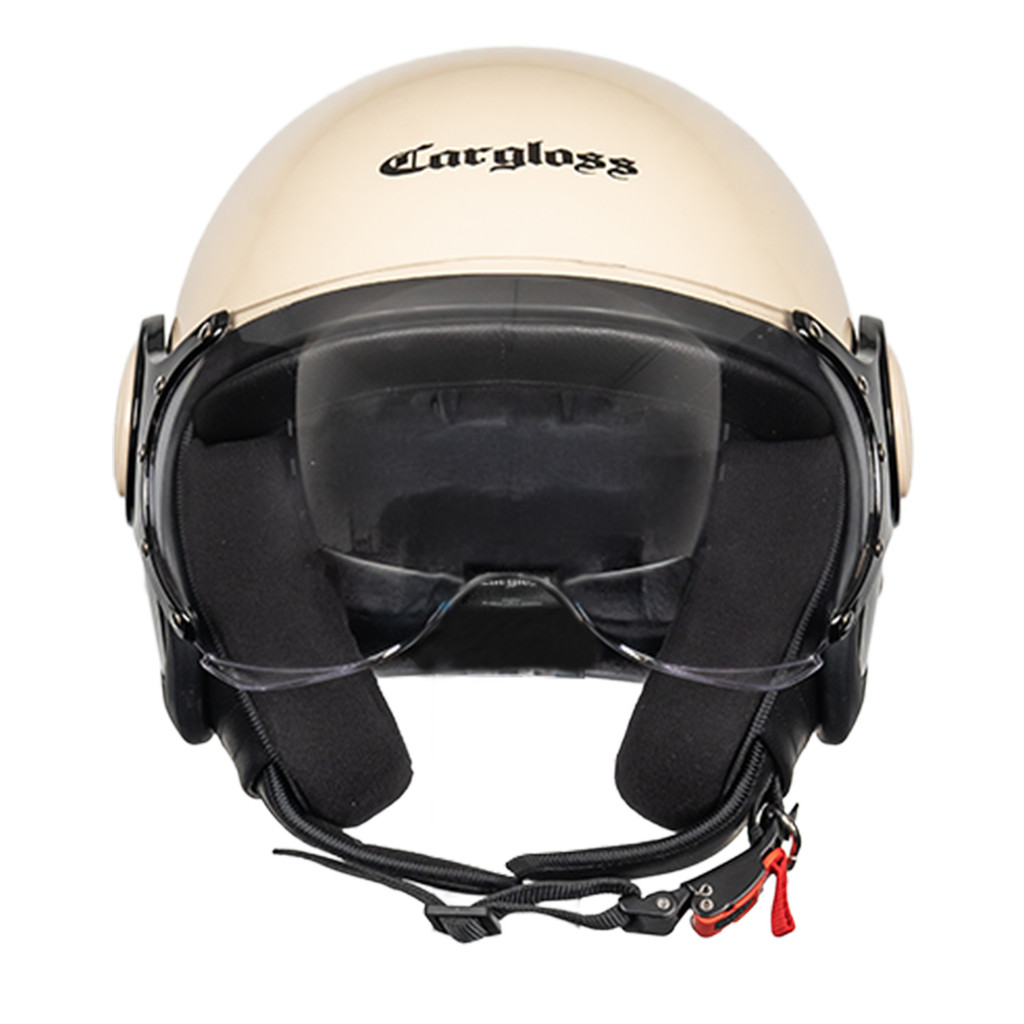 Cargloss M One Retro Helm Half Face - Avorio - Gambar 4