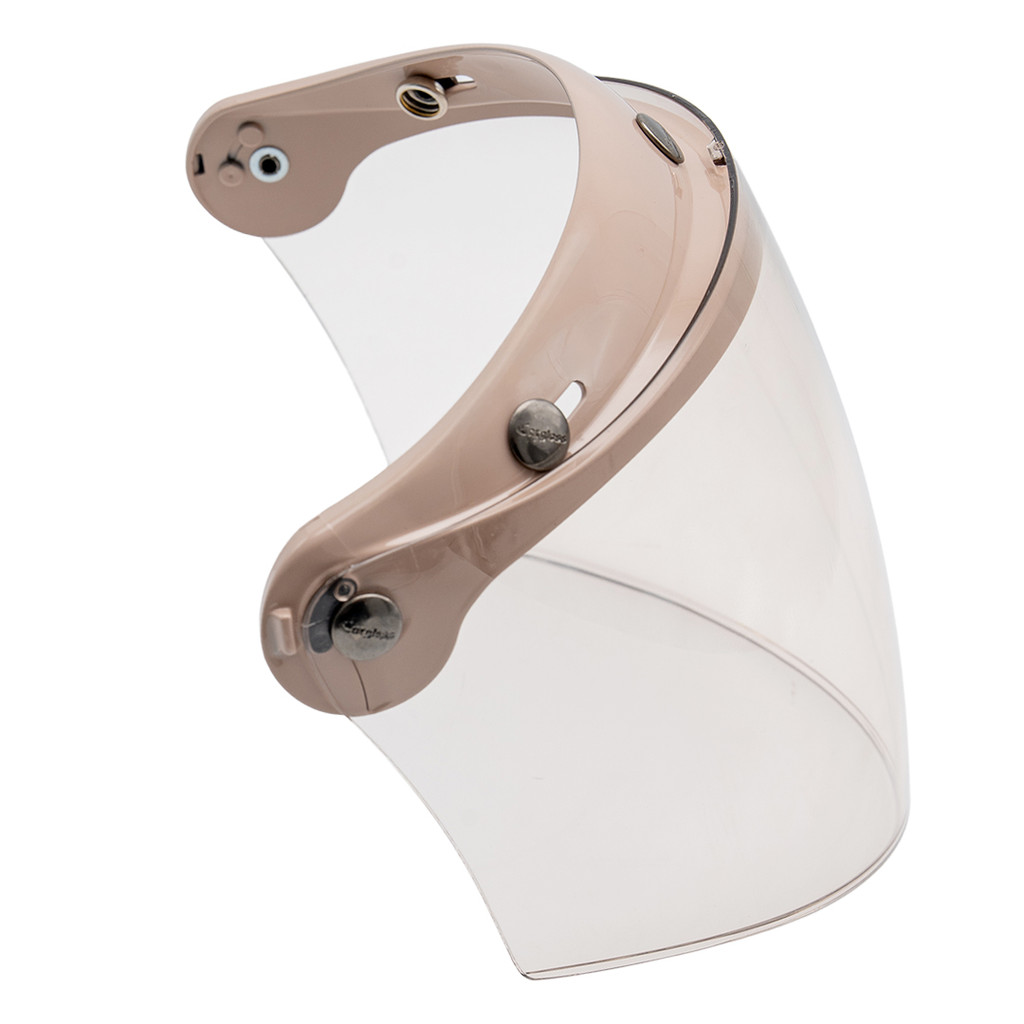 Cargloss Visor CFM - Kaca Helm Flat Mocca - Gambar 3
