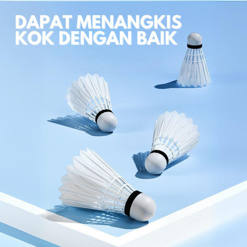 Paket Raket Bulutangkis Full Aluminium 2 Pcs + Tas Eksklusif dan 3 Kok Opsional, Ringan dan Kuat untuk Dewasa Remaja, Tarikan Senar 22–24 lbs Siap Main Latihan atau Rekreasi - Gambar 2