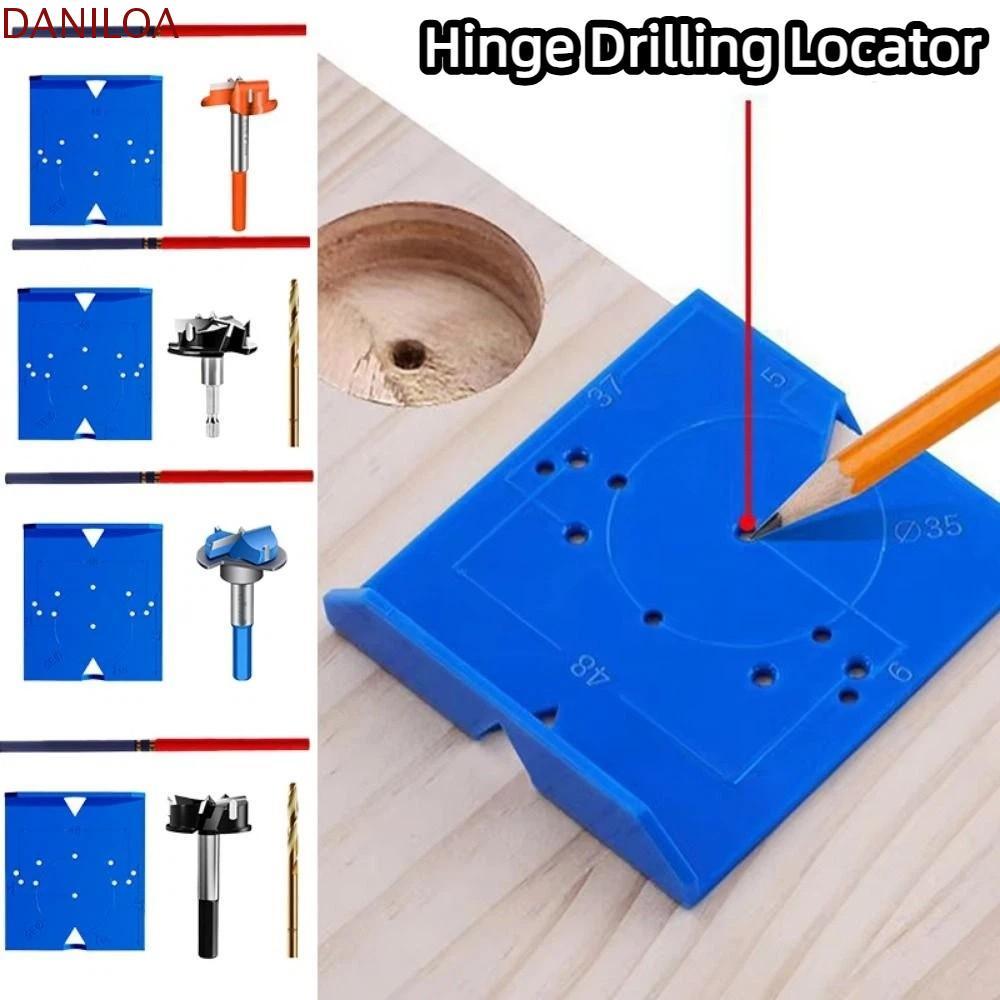 DANILOA 3/4Pcs Hinge Drilling Locator Set, Manual Operation Non ...
