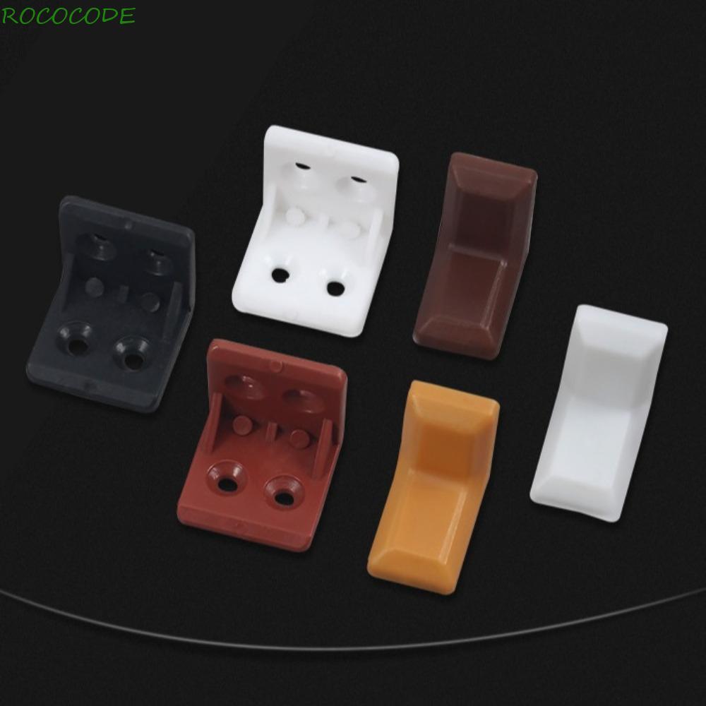 ROCOCODE 10PCS 2 in 1 Corner Brackets, 90 Degree L-Shaped Right Angle ...