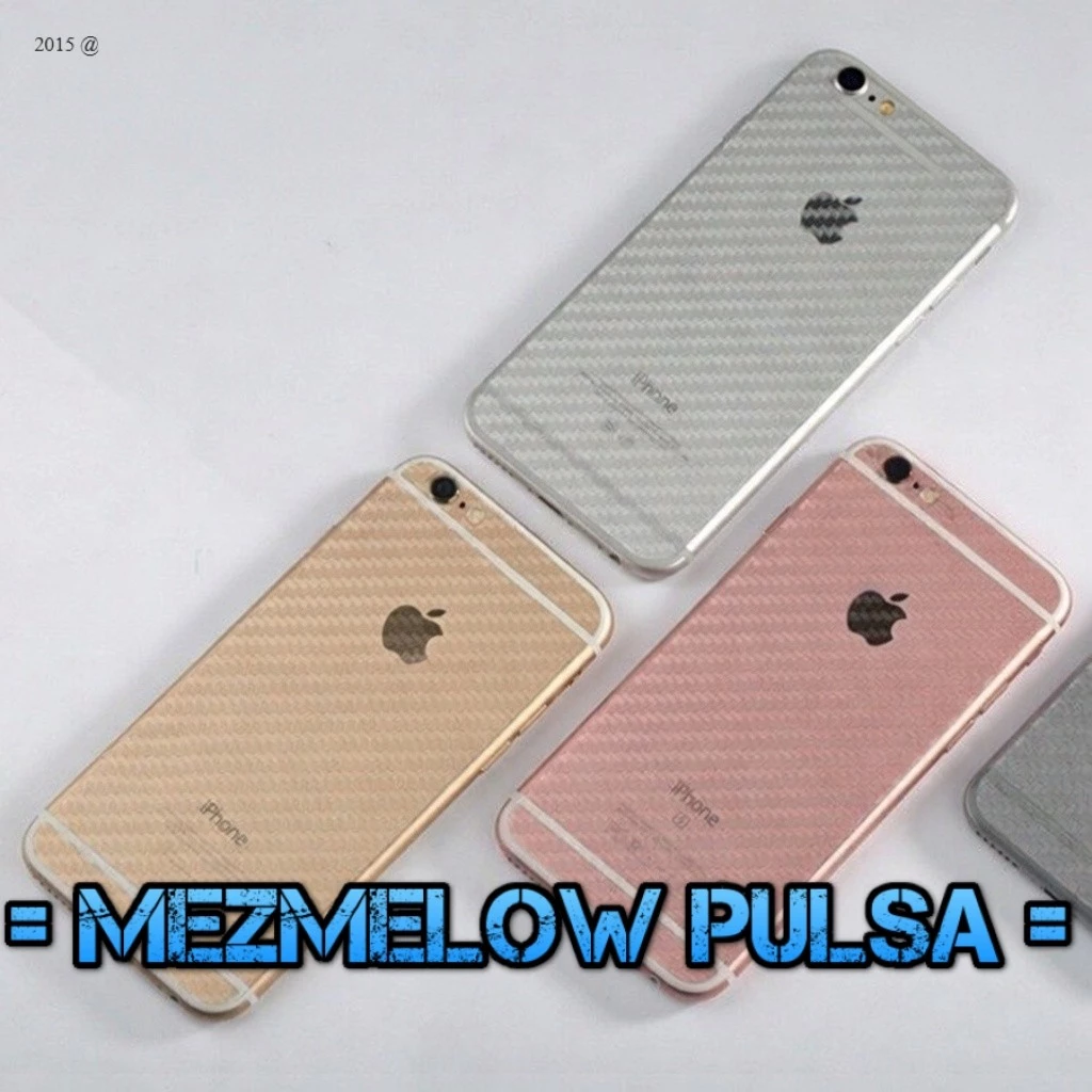 Skin Carbon Anti gores Belakang Skin Stiker Garskin XIAOMI REDMI 6 PRO