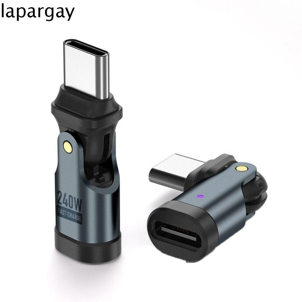 LAPARGAY USB Type C Adapter, Fast Data Transfer 180 Degree USBC ...