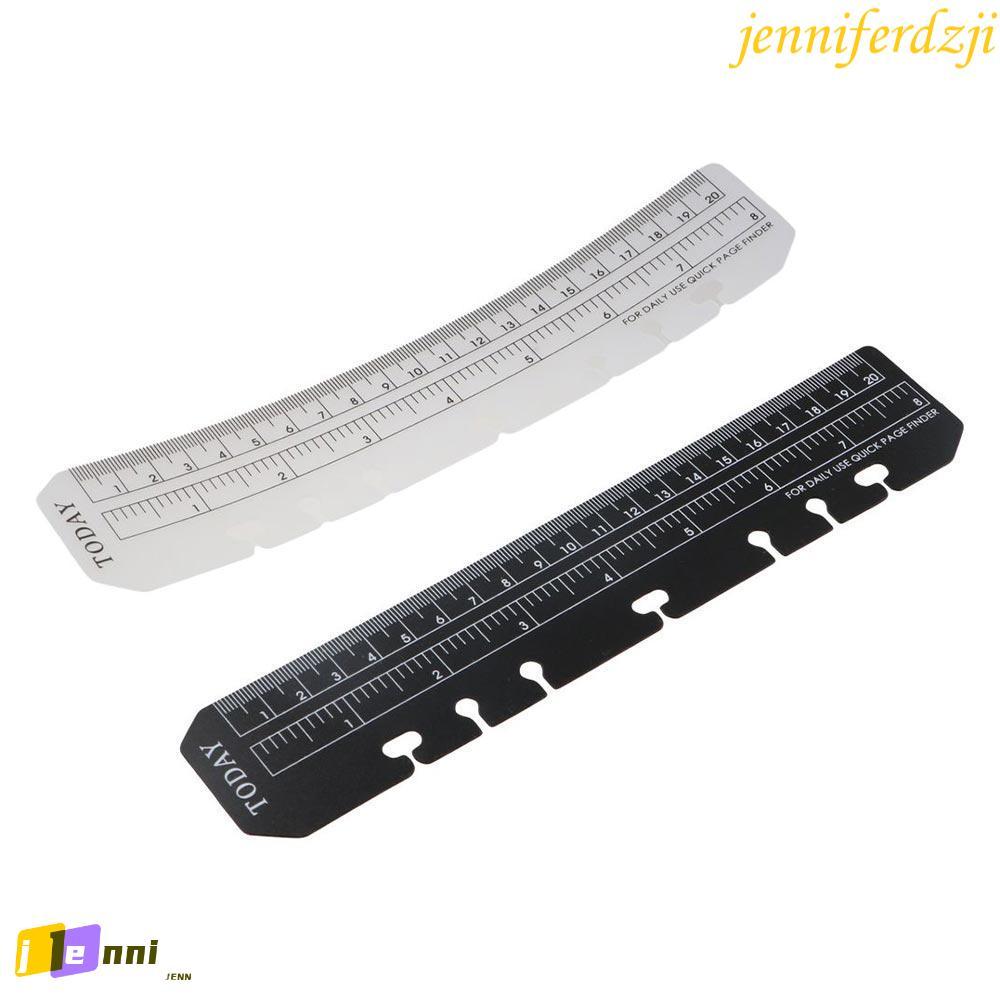 JENNIFERDZJI Loose Leaf Notebook Bookmark Ruler Transparent ...