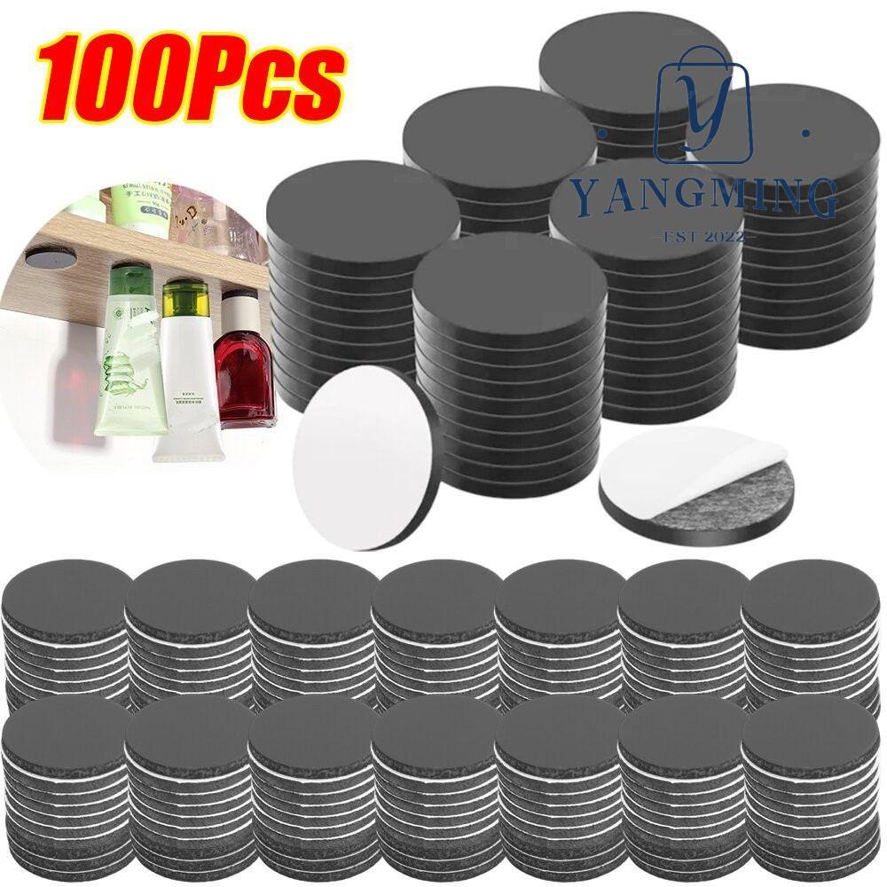 YANGYANG 50/100Pcs Magnetic Sheet, with Adhesive Backing Square Magnet ...