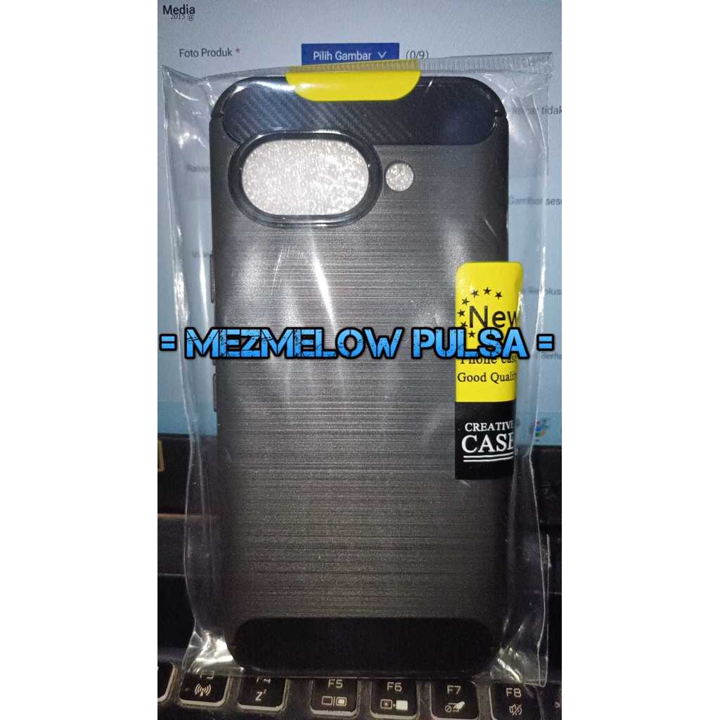 Caseng Fiber Carbon Casing Silikon Softcase GOOGLE PIXEL 9A - Gambar 2