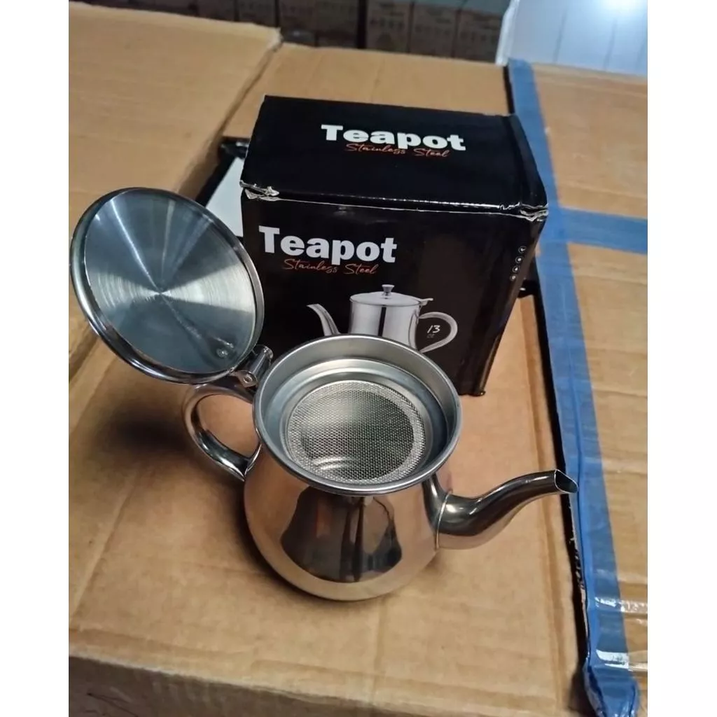 TEAPOT STAINLESS STEEL 400 ML - Gambar 2