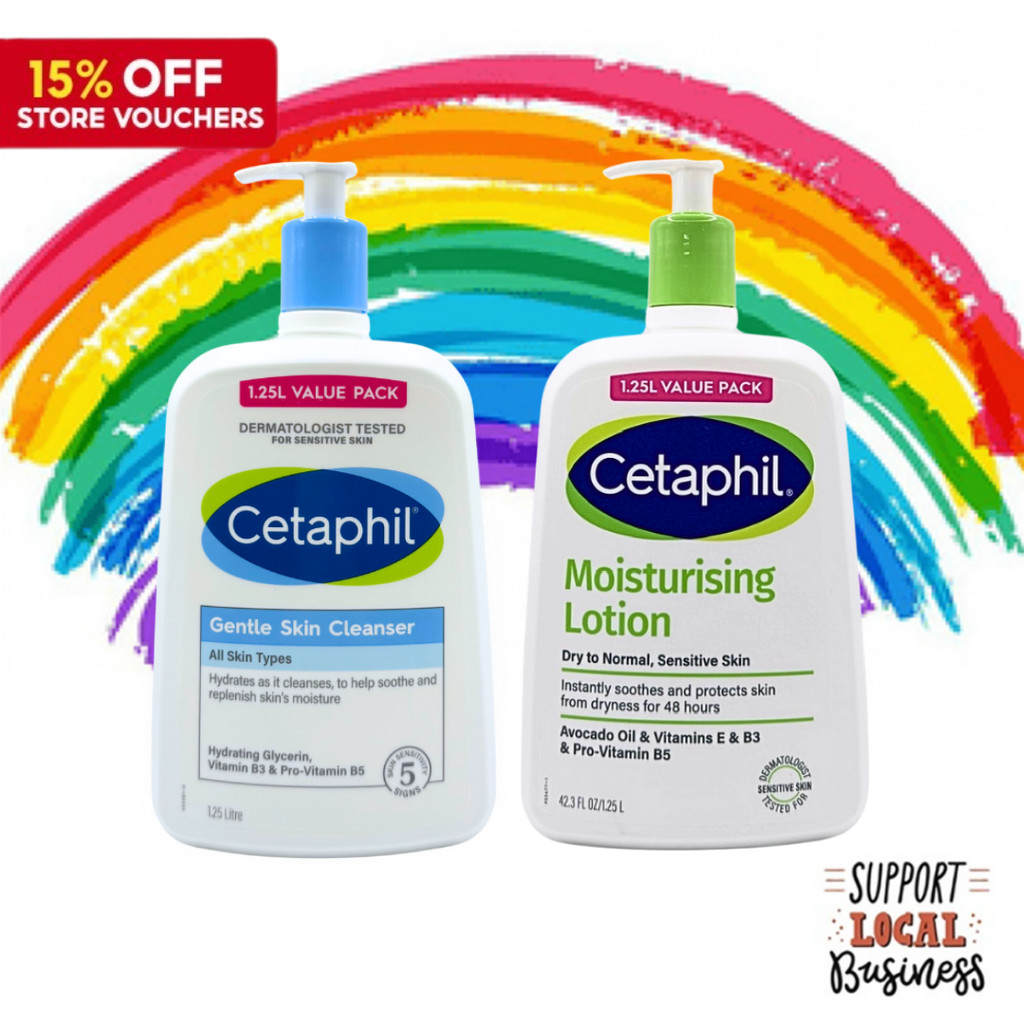 [CHEAPEST] Cetaphil Gentle Skin Cleanser 1.25L | Moisturizing Lotion 1 ...
