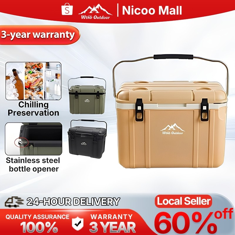 [NICOO] Portable High-quality Cooler Box ICE BOX 40L Ice Box Cooler Box ...