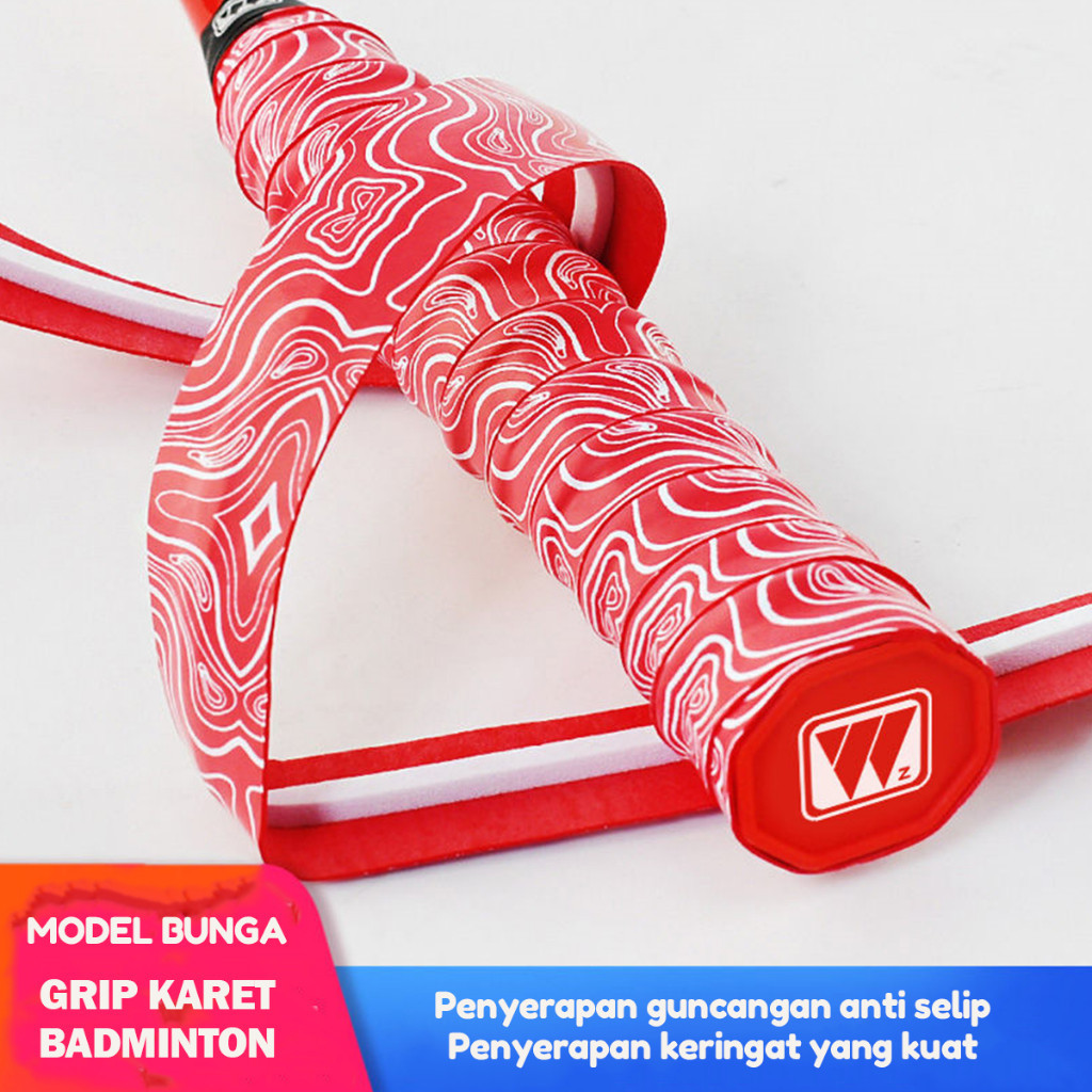Grip Karet Raket Badminton / Grip Tulang Bahan Karet Premium Anti Slip - Gambar 2