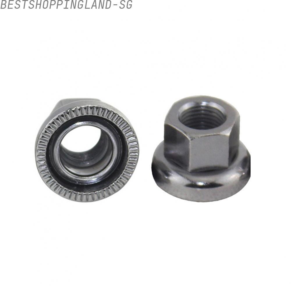 Nut M10 Track Washer 1 Pair Axle Bike Fastener Fixed For Bolt Gear ...