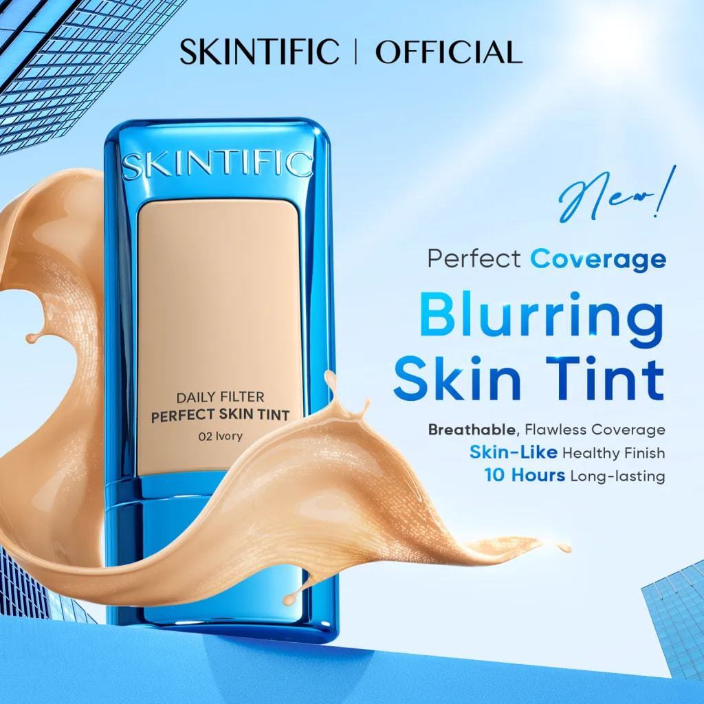 Skintific Perfect Coverage Skin Tint Long-Lasting