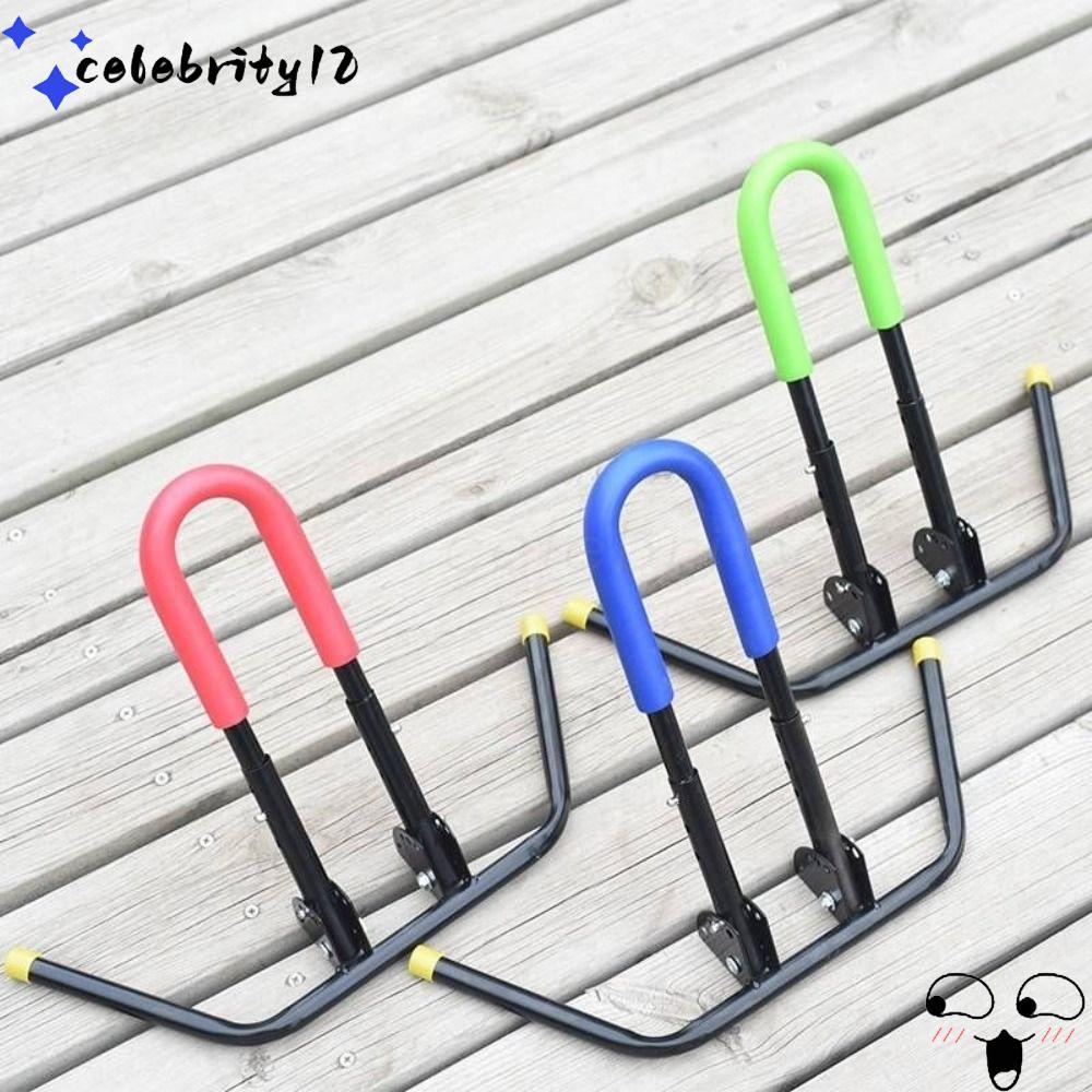 CELEBRITY12 Balanced Bicycle Stand, Metal Blue Rose Red Green Bicycle ...