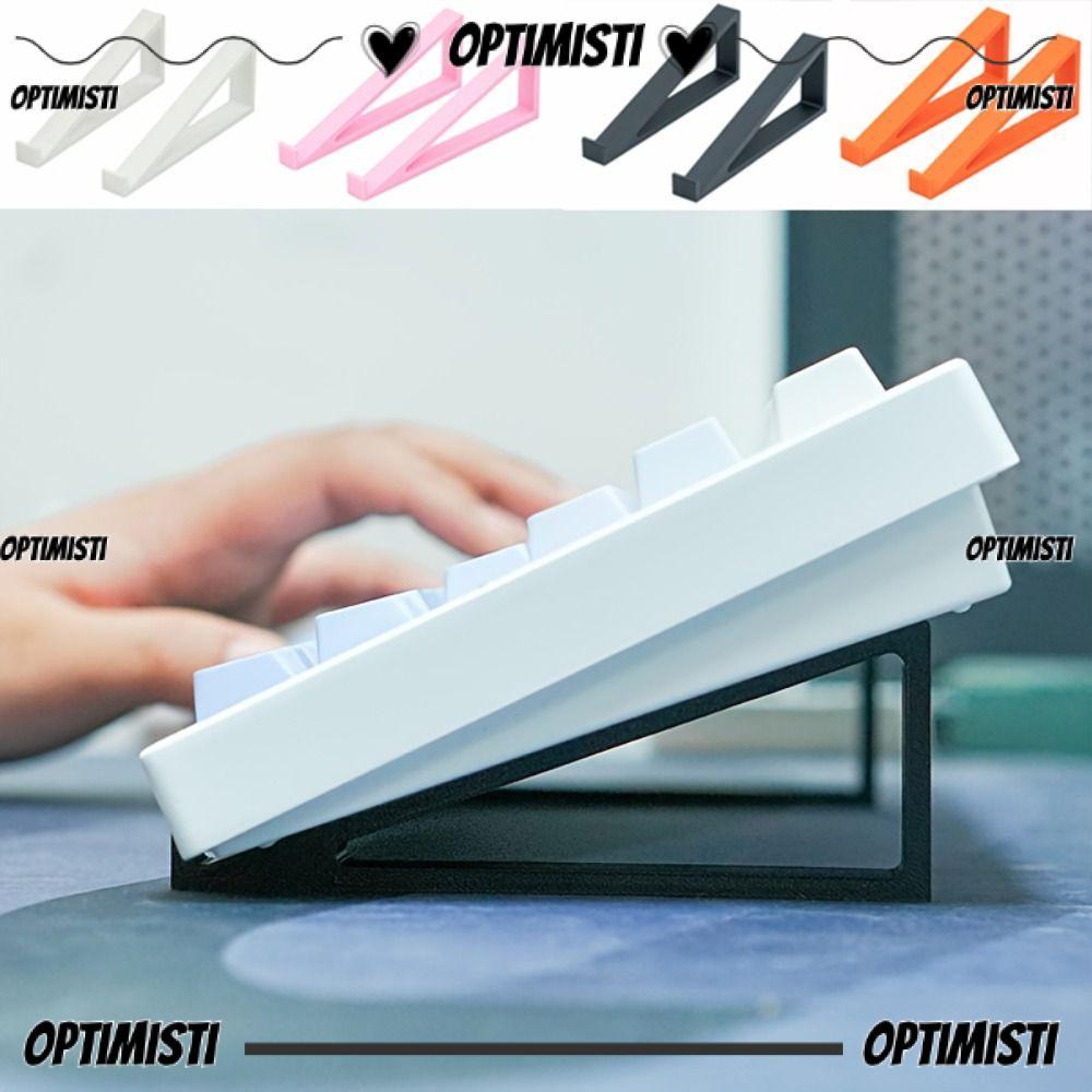 OPTIMISTIHY 1 Pair Computer Keyboard Riser, Plastic Raised Keyboard ...