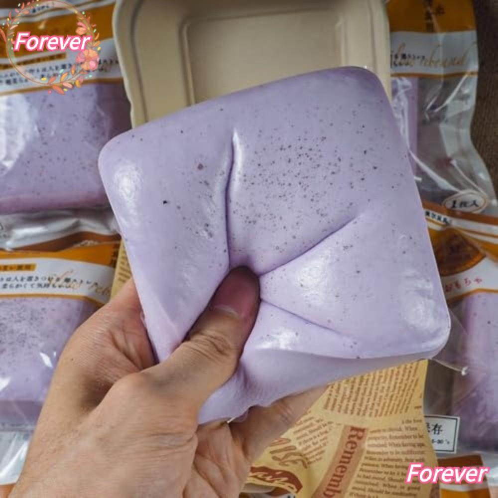 FOREVER Slow Rising Squishy, Squishy Stress Relief Sticky Toast Squishy ...