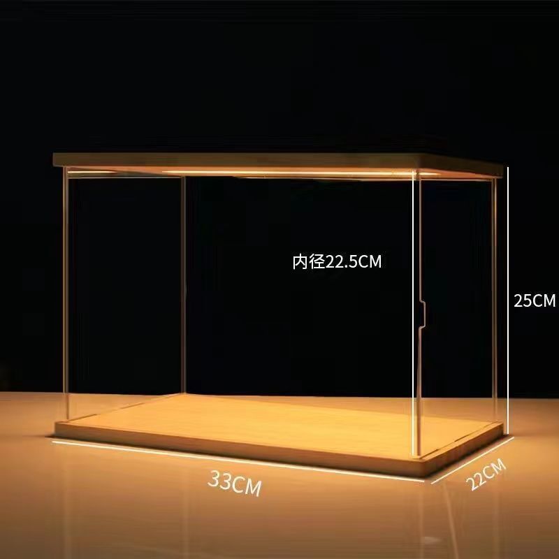 [48H Shipping] Illuminated display box, acrylic transparent display box ...