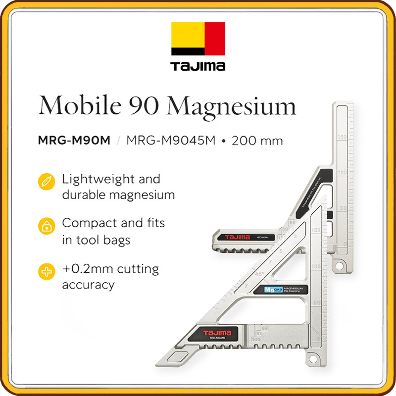 Tajima Magnesium Square Guide – MRG-M90M & MRG-M9045M | Ultra-Light ...