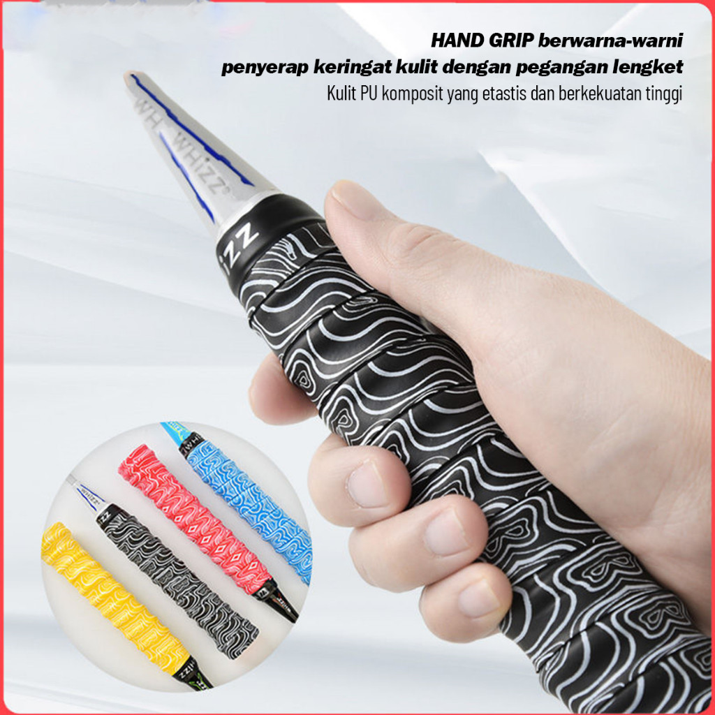 Grip Karet Raket Badminton / Grip Tulang Bahan Karet Premium Anti Slip - Gambar 3