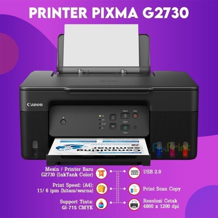 Printer PIXMA Canon G2730 G2010 G2770 Print Scan Copy G4770 Print Scan Copy Fax Lan Wireless - With - Gambar 2