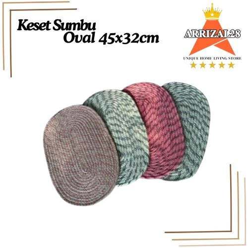 KESET KAKI SUMBU OVAL 45 X 32 CM
