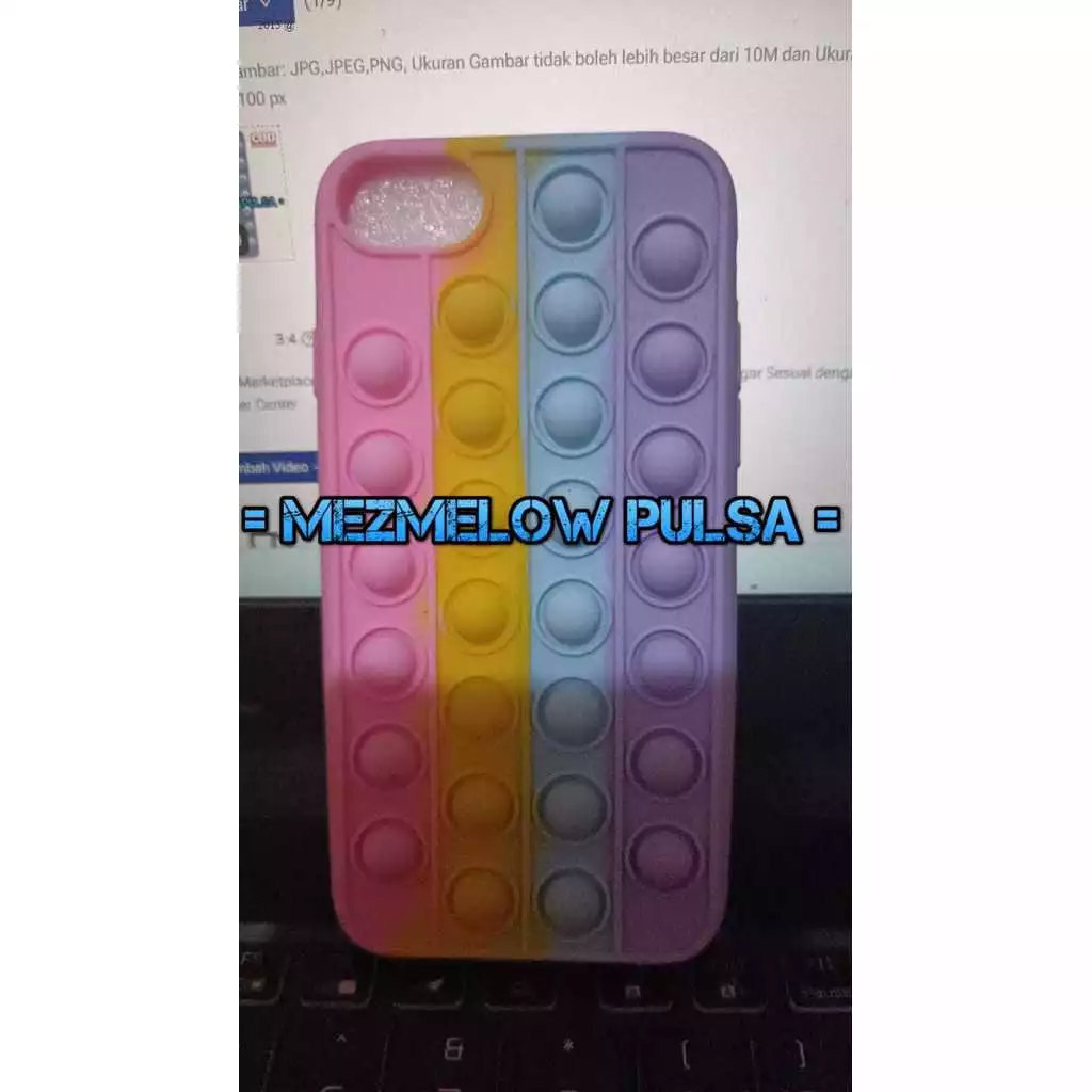 Caseng Lembut Soft Case POP IT Rainbow Casing  IPHONE 6 / IPHONE 7 / IPHONE 8 - Gambar 2