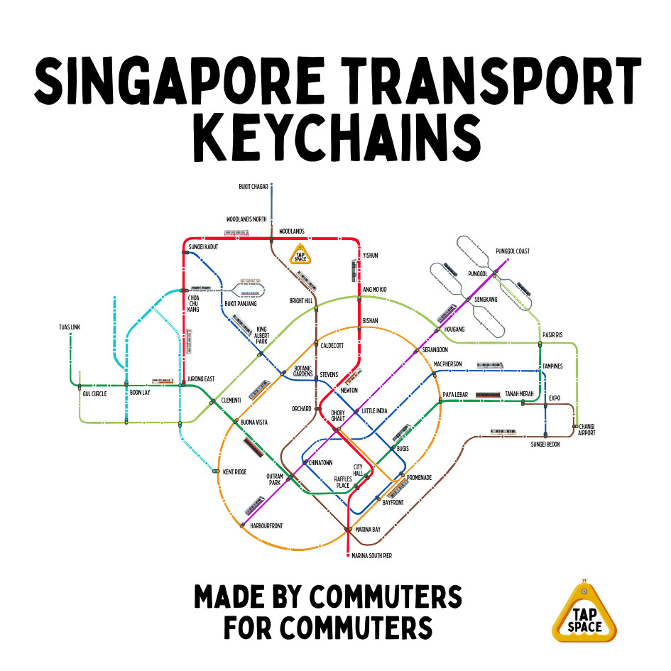 MRT MAP MRT Icons Keychain | Shopee Singapore