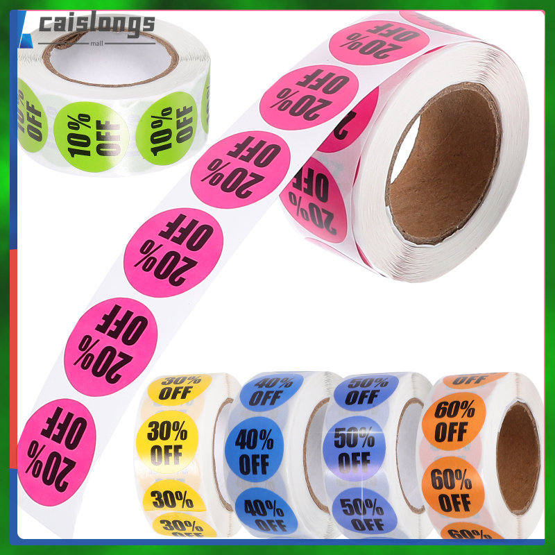 50 Percent Labels Sticker Number Adhesive Price Stickers Bundle ...