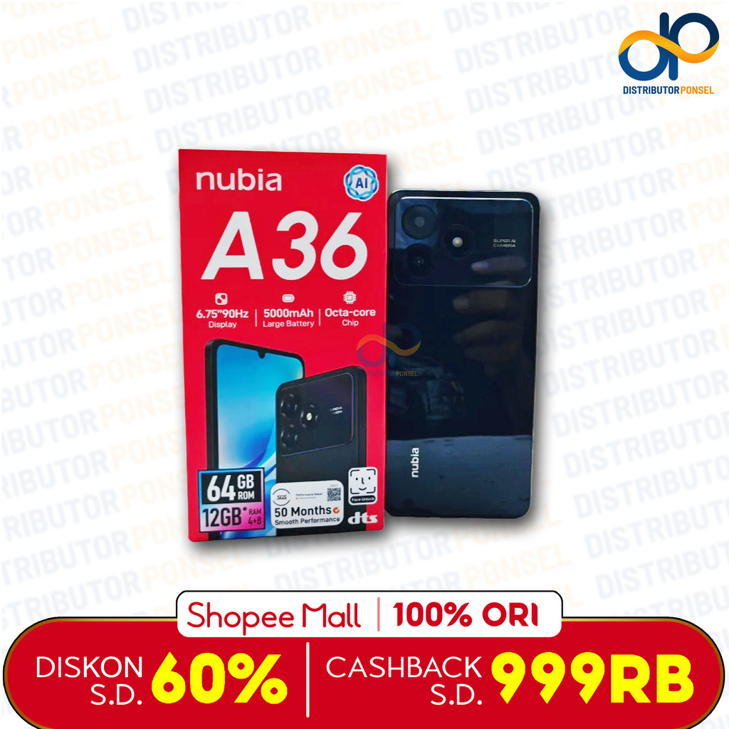 ZTE Nubia A36 4/64GB Garansi Resmi Not Smart 9