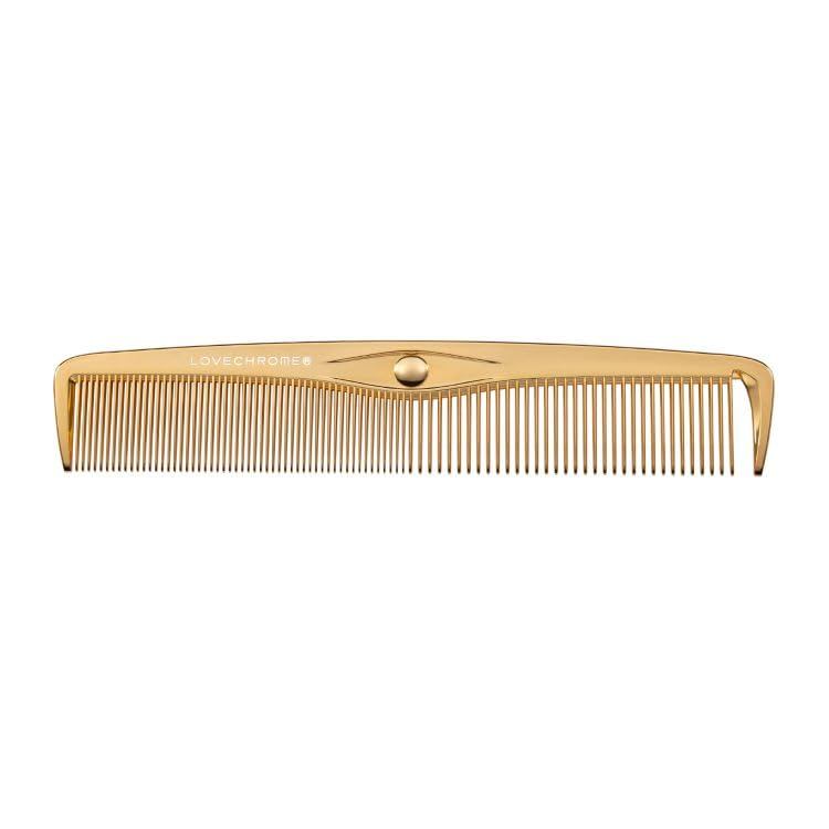 LOVE CHROME K24GP Rose Gold Hair Comb Tsuki Tetsuki Scalp Guasha