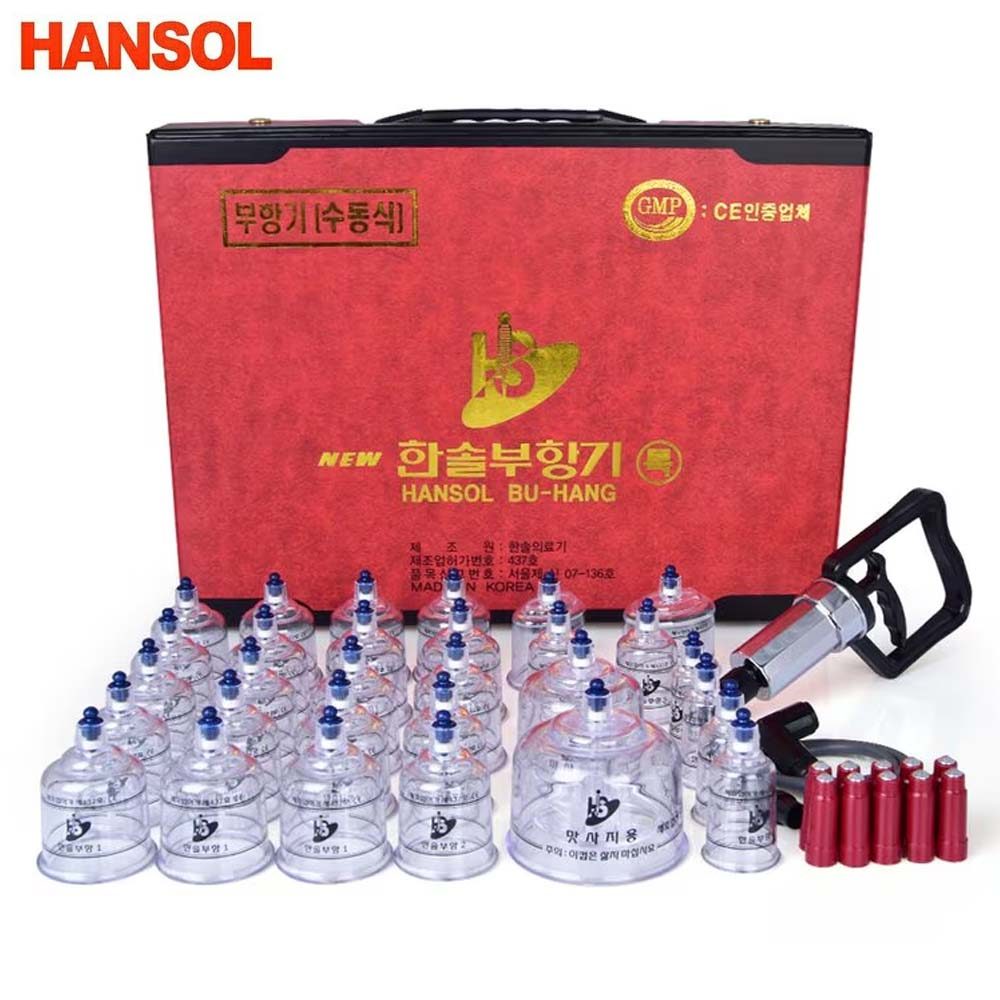 Hansol Buhang Korea 30 Cups Cupping Therapy Body Healthy Messager ...