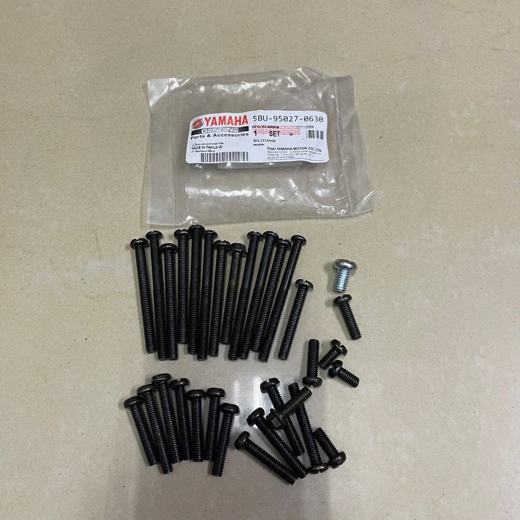 YAMAHA Y125Z Y125ZR 125Z 125ZR 5BU 5XK ENGINE BOLT COMPLETE SET JP TYPE ...