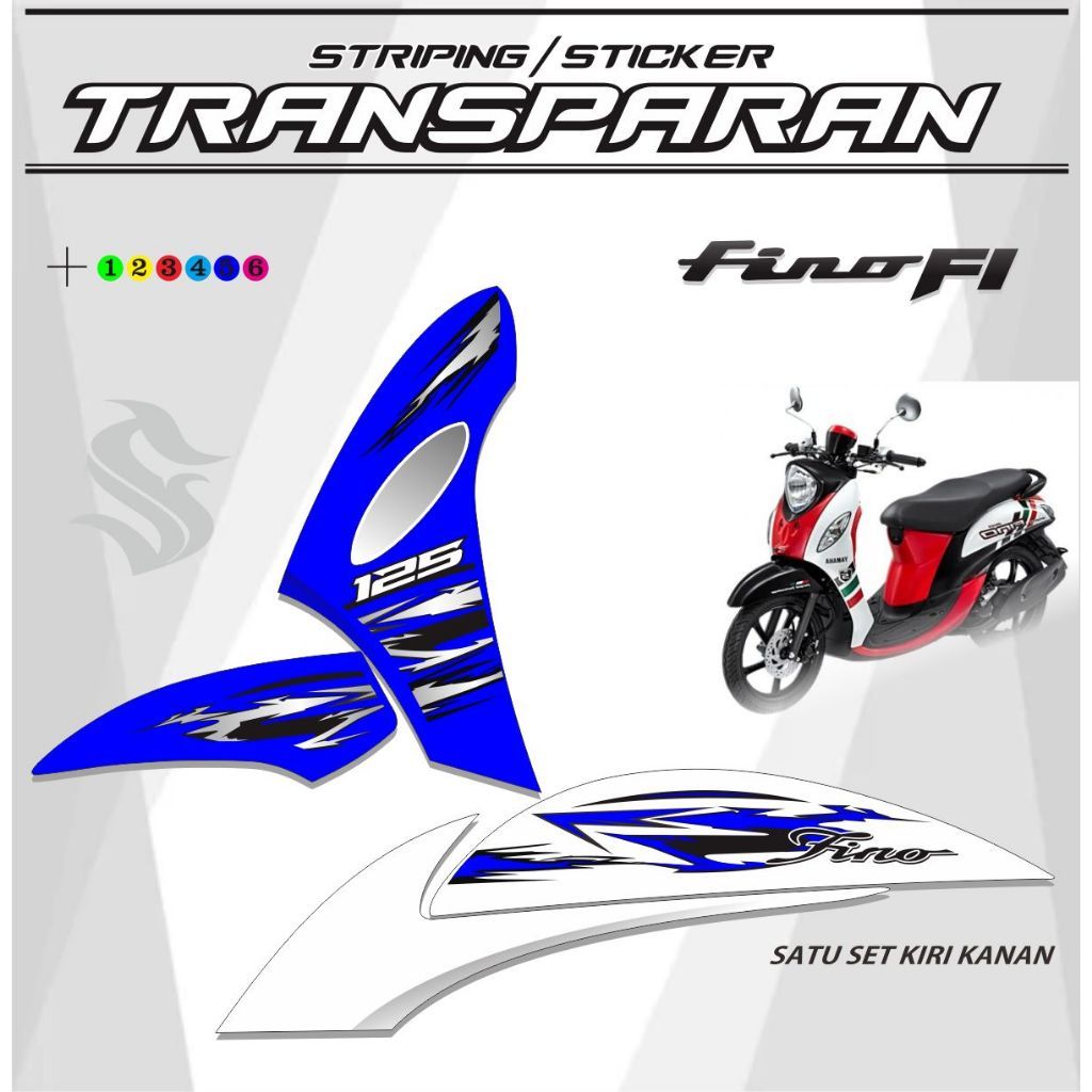 MOTORCYCLE STRIPING VARIATIONS OF FINO FI TRANSPARENT UV STRIPING ...