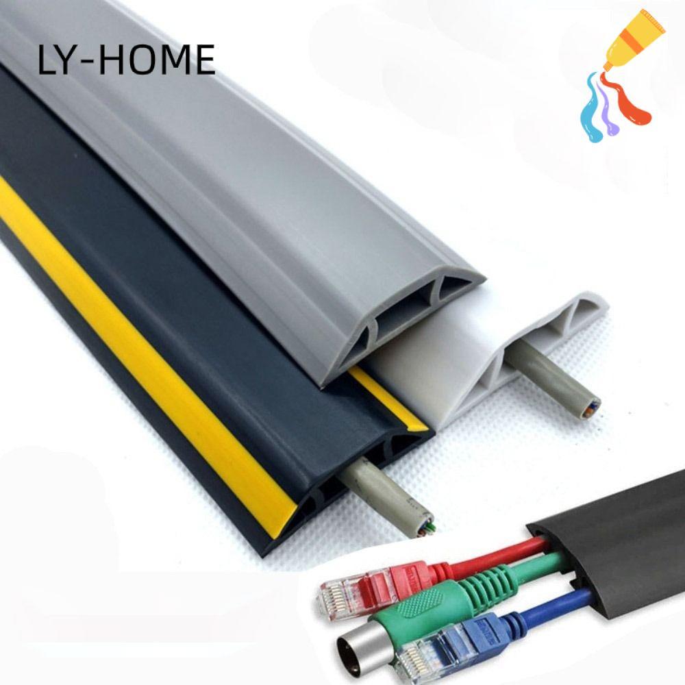 LIAOYING Cord Protector Cable Concealer Manage PVC Cable Cover Hider ...