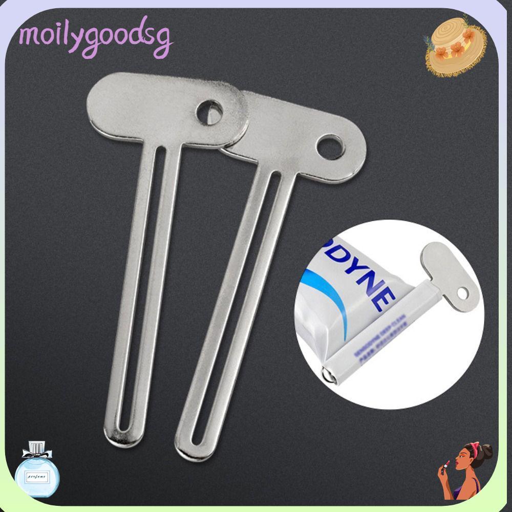 MOILYGOODSG 6PCS Manual Toothpaste Dispenser, with Keychain Hole Metal ...