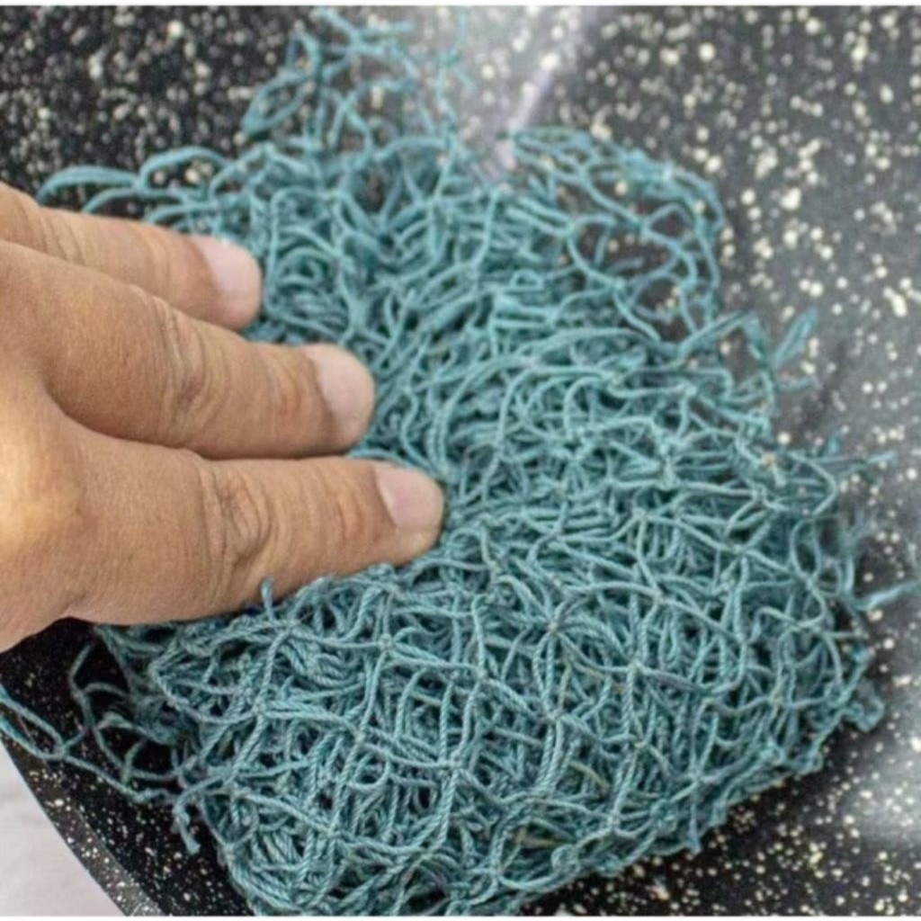 1PCS Sabut Cuci Piring Jala Kemasan Mini Jaring Serabut Gosok Panci Kecil Warna Hijau Serbaguna A162 - Gambar 3