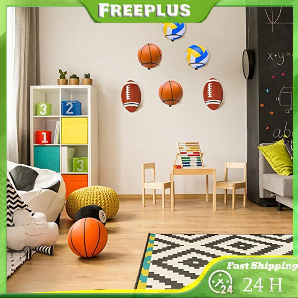 Universal Ball Rack Wall-mounted Basketball Display Rack Metal ...