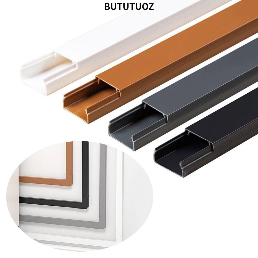 BUTUTUOZ Wire Conduit, 1m Self-Adhesive Cable Trunking, High Quality ...