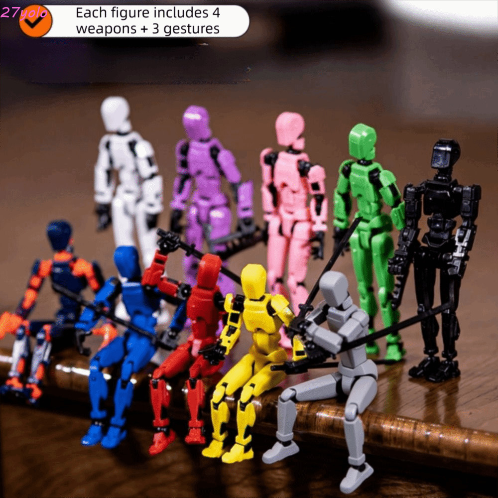 YOLO Action Figure, Poseable Model Transformation Robot Multi-Jointed ...